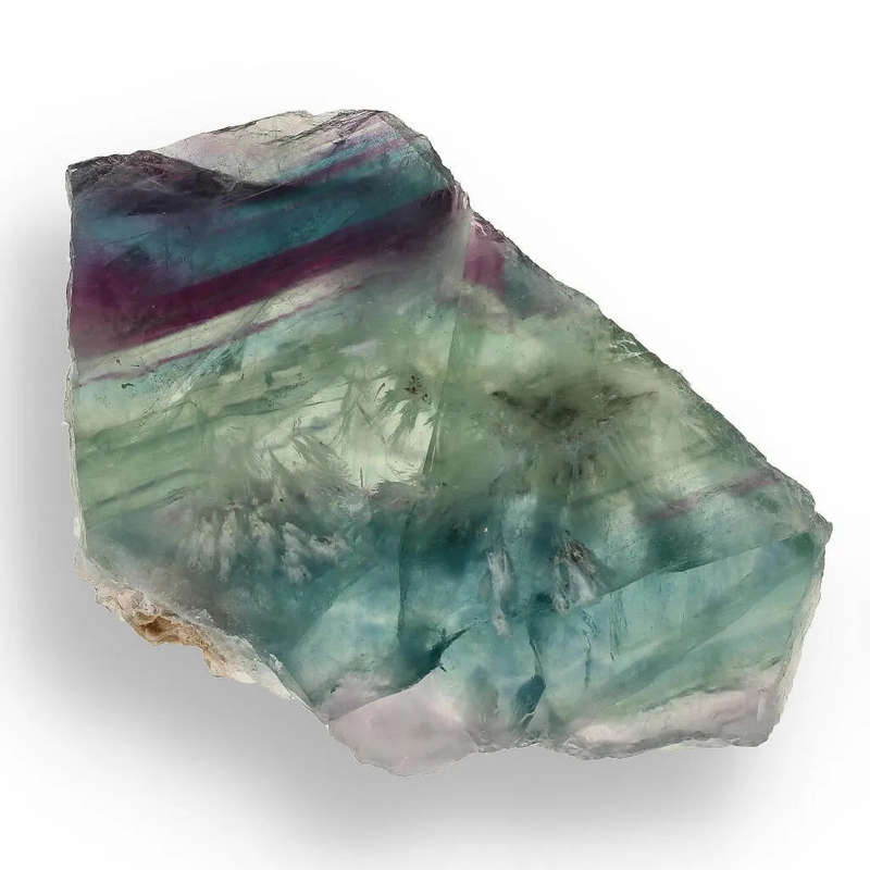 Fluorite Crystal Slice  Waves of Wisdom