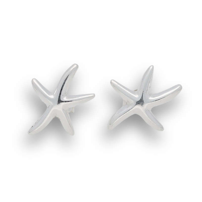 Starfish Kisses: Adorable Sterling Silver Stud Earrings!
