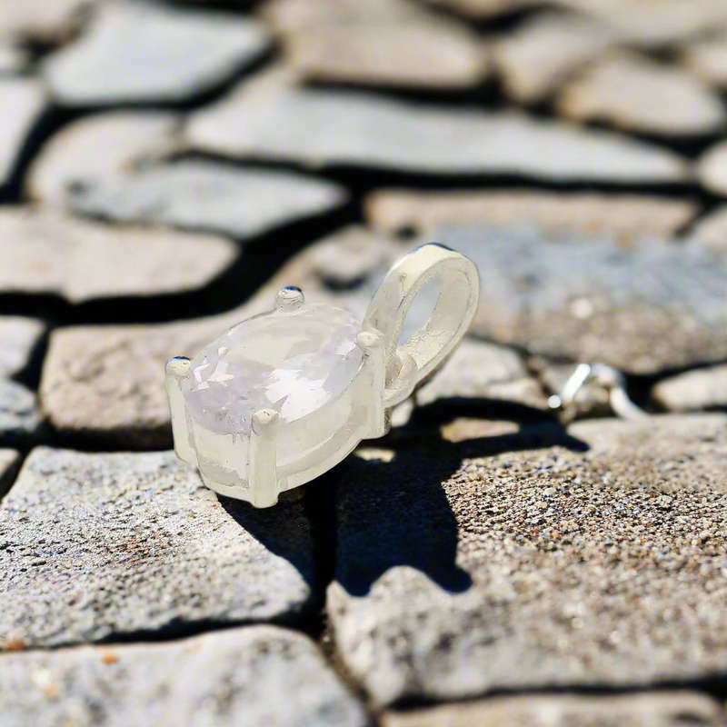 Quartz "Crystal Vision" Sterling Silver Pendant - Pure Brilliance Unleashed