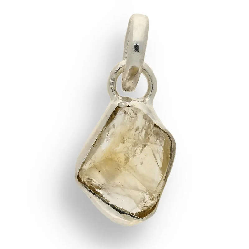 Abundance Energy - Rough Citrine Pendant