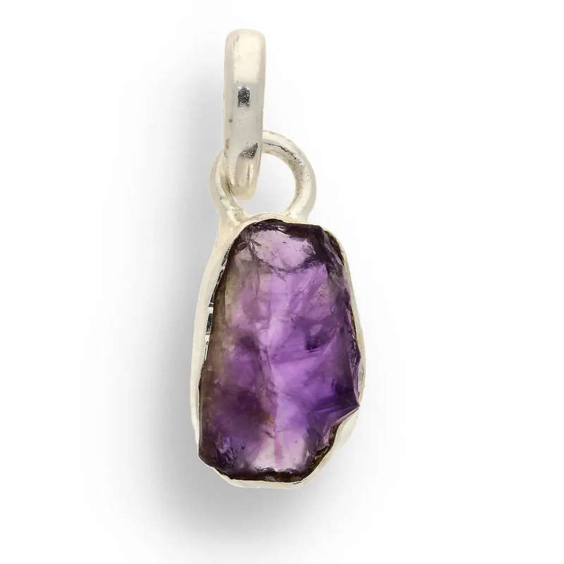 Spiritual Calm - Rough Amethyst Pendant