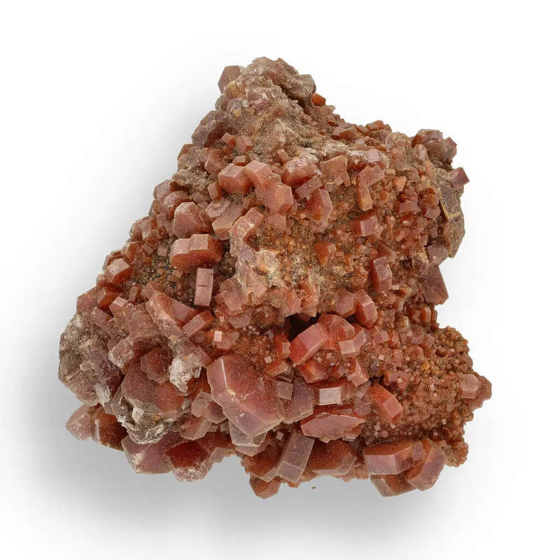 Vibrant Moroccan Vanadinite Crystal Cluster - Premium Collector's Specimen