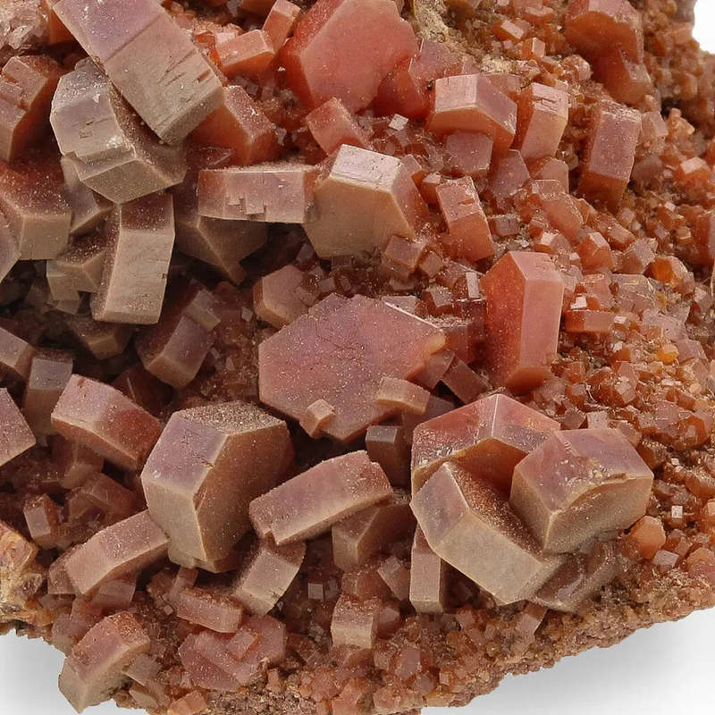 Vibrant Moroccan Vanadinite Crystal Cluster - Premium Collector's Specimen