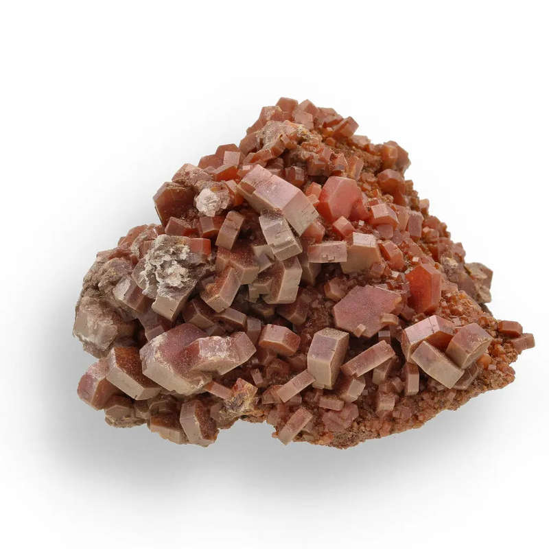 Vibrant Moroccan Vanadinite Crystal Cluster - Premium Collector's Specimen
