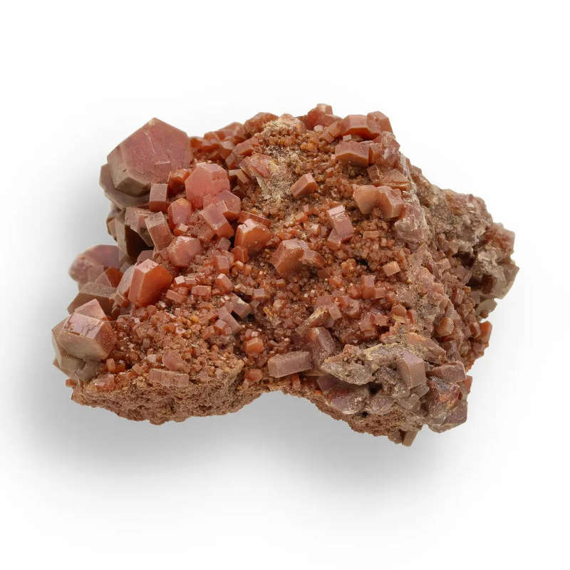 Vibrant Moroccan Vanadinite Crystal Cluster - Premium Collector's Specimen
