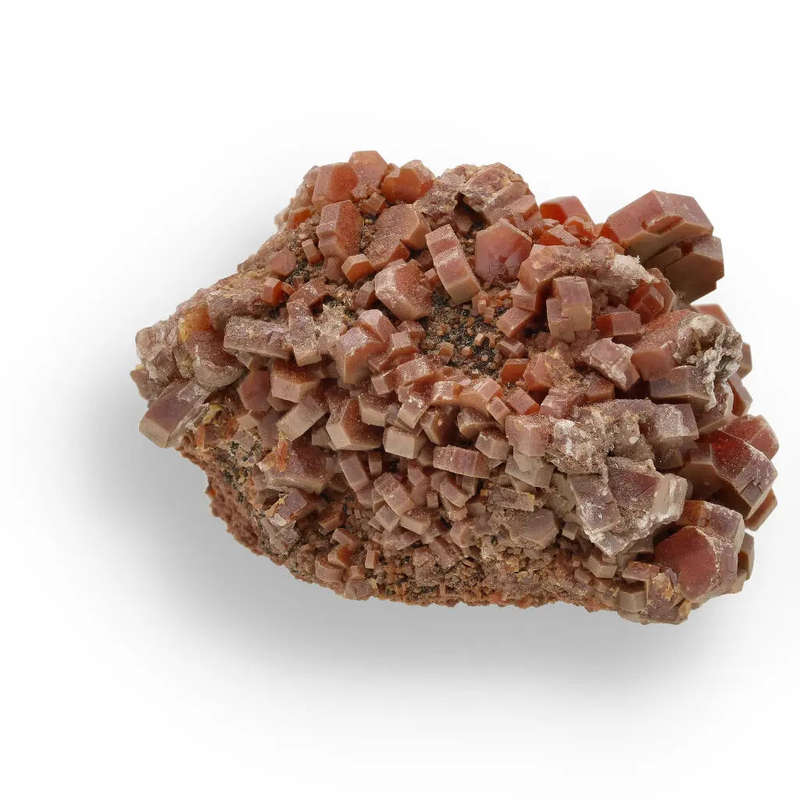 Vibrant Moroccan Vanadinite Crystal Cluster - Premium Collector's Specimen