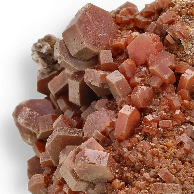 Vibrant Moroccan Vanadinite Crystal Cluster - Premium Collector's Specimen