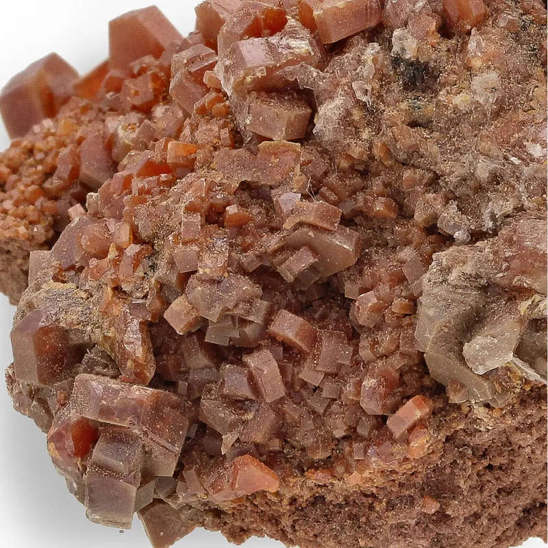 Vibrant Moroccan Vanadinite Crystal Cluster - Premium Collector's Specimen