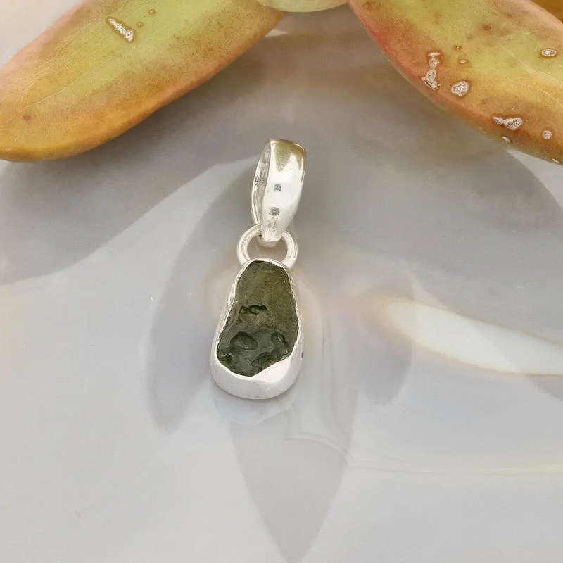 Moldavite Magic Necklace  Authentic Gem from Czechia