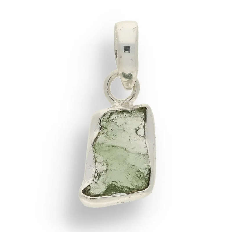 Moldavite Transformation Necklace  100% Real Gem