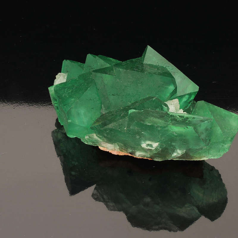 Green Octahedral Fluorite - Riemvasmaak Radiance