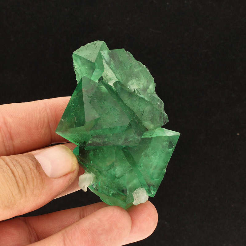 Green Octahedral Fluorite - Riemvasmaak Radiance