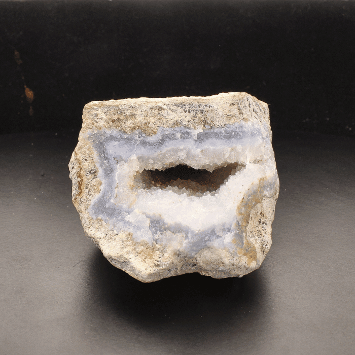 Natural Blue Lace Agate Geode