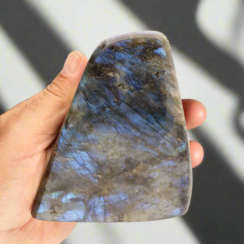 Labradorite Freeform  Bold Flashing Energy Stone