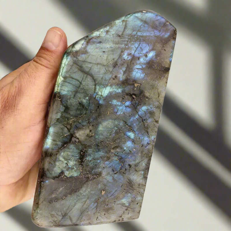 Labradorite Freeform  Shimmering Shield of Light
