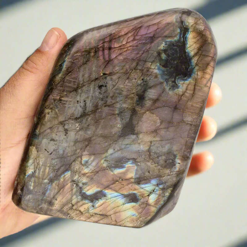 Labradorite Freeform  Earthy Glow, Hidden Light