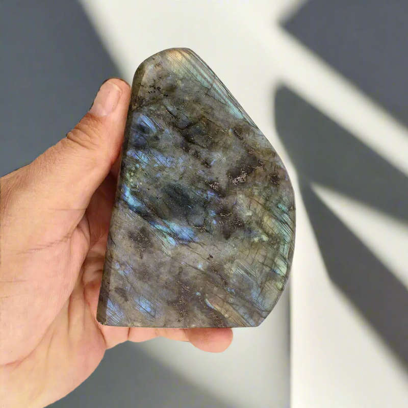 Labradorite Freeform  Subtle Spark, Deep Magic