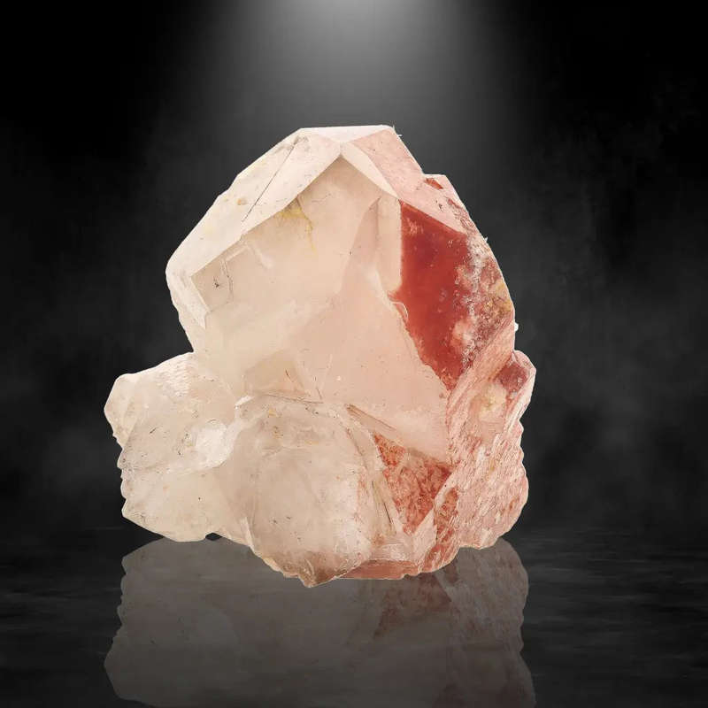 Hematite Included Quartz Crystal from Pellaberg, Northern Cape, South Africa