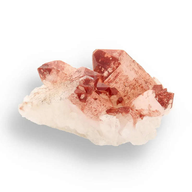 Miniature Hematite Coated Quartz Cluster from Pellaberg, Northern Cape, South Africa