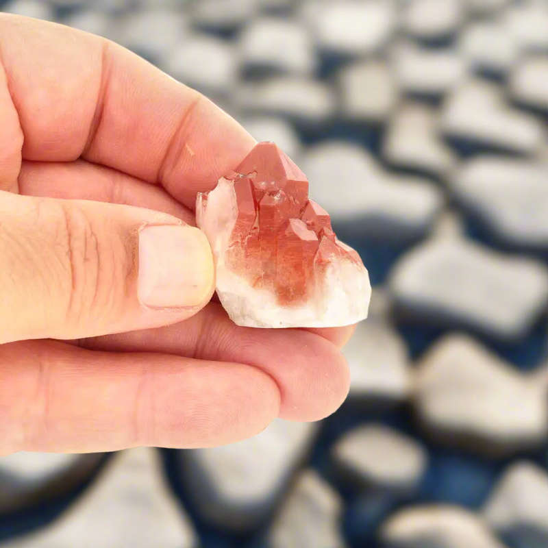Hematite Quartz from Pellaberg  Bold Orange River Classic