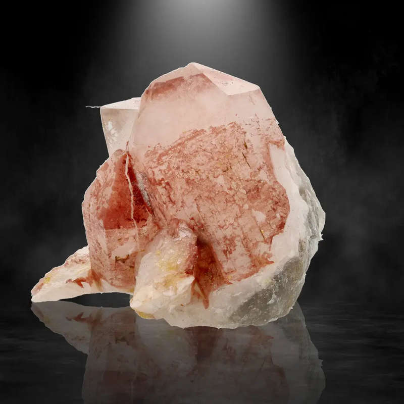 Hematite Quartz with Delicate Inclusions  Pellaberg, South Africa