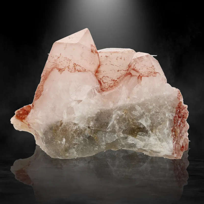 Hematite Quartz with Delicate Inclusions  Pellaberg, South Africa