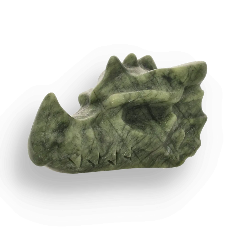 Nephrite Dragon of Ancient Strength and Serenity