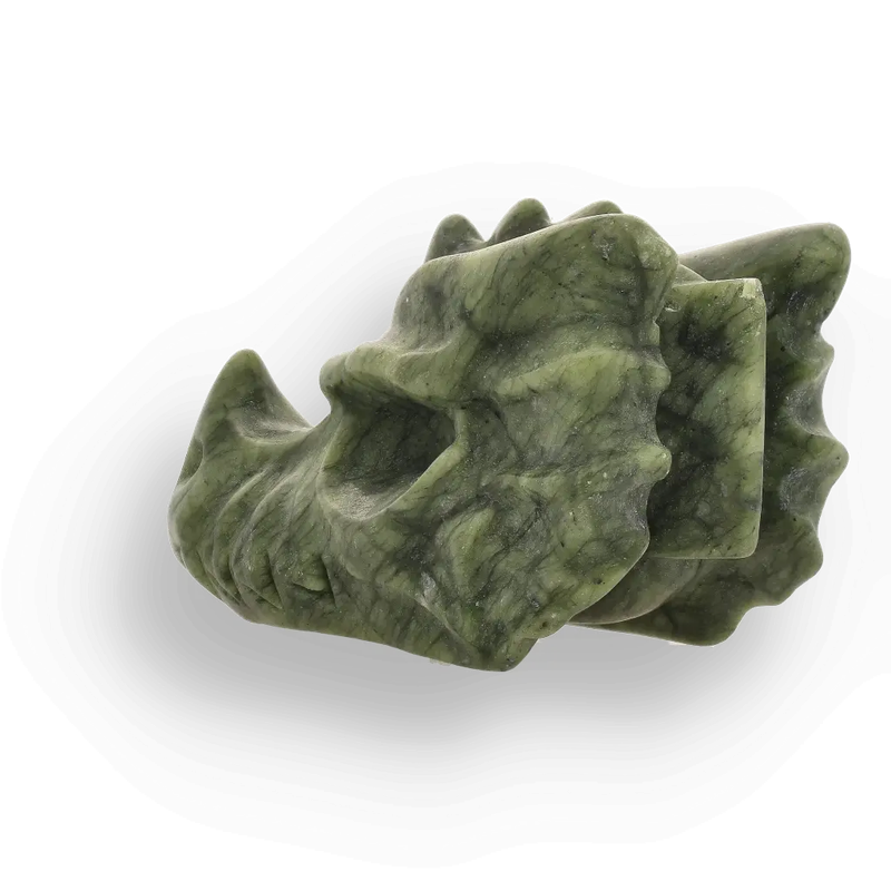 Nephrite Dragon of Ancient Strength and Serenity