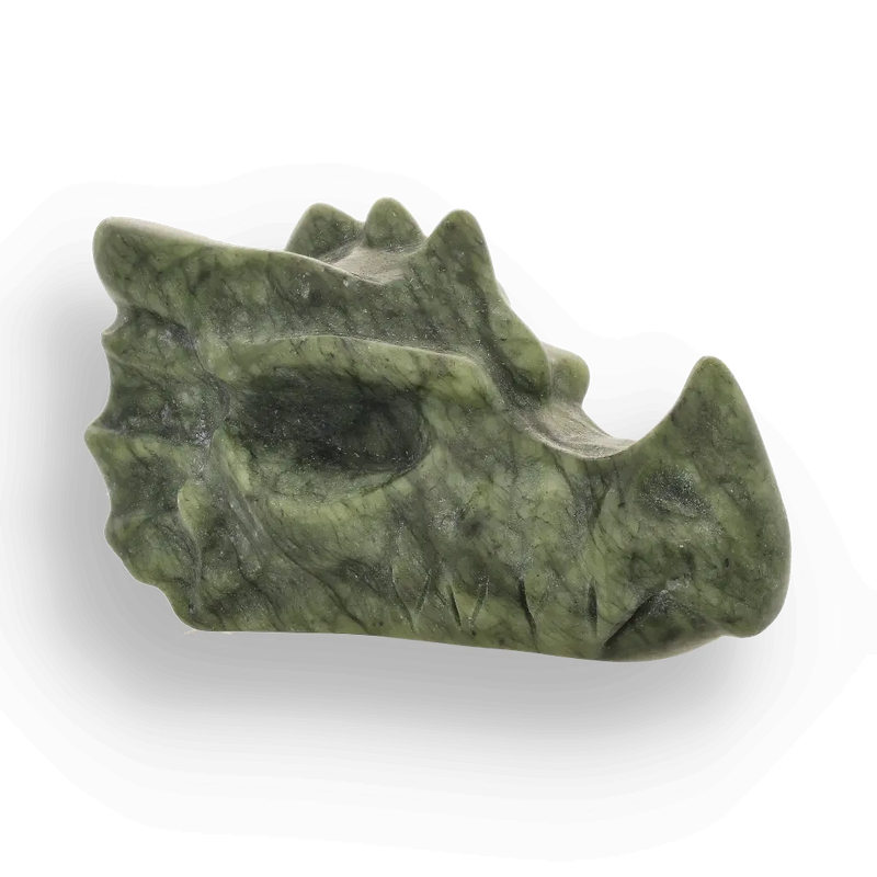 Nephrite Dragon of Ancient Strength and Serenity