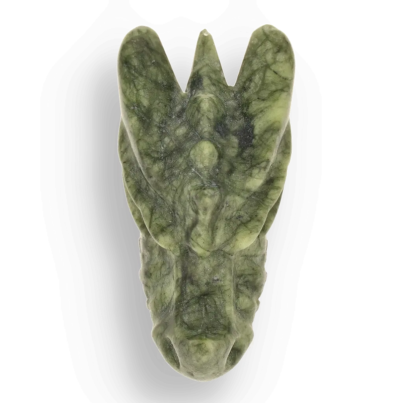 Nephrite Dragon of Ancient Strength and Serenity
