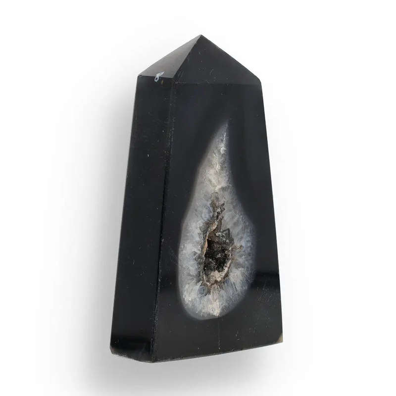 Black Agate Power Point  Grounding & Strength