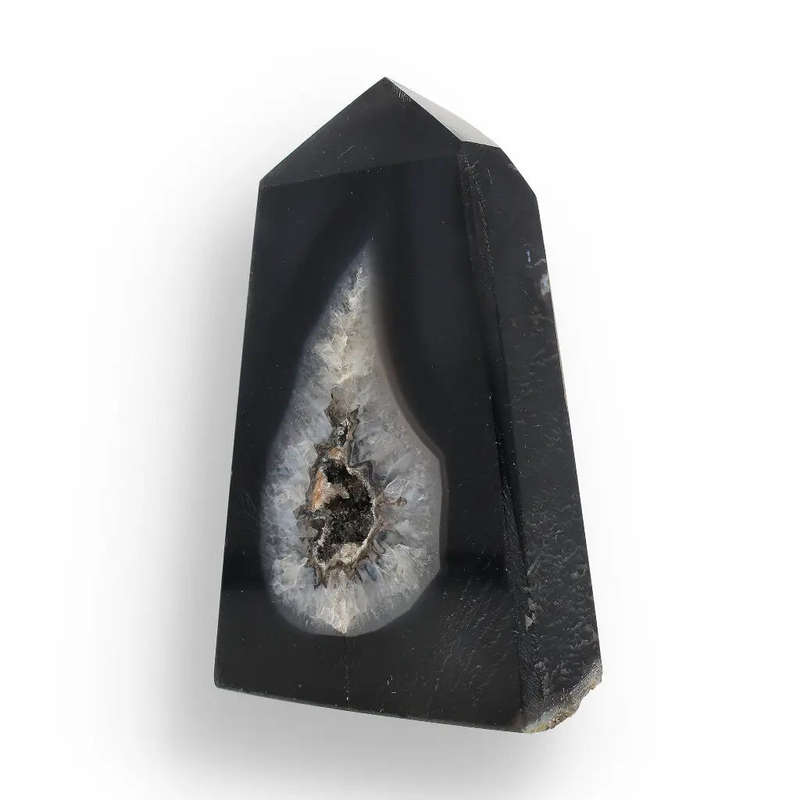 Black Agate Power Point  Grounding & Strength