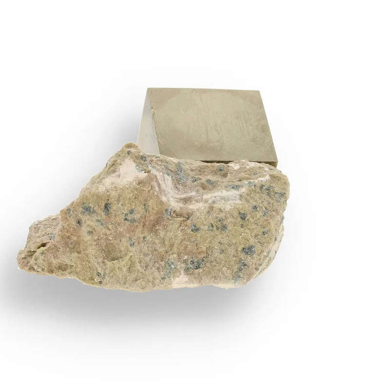 Museum Quality Navajún Pyrite Crystal with Matrix