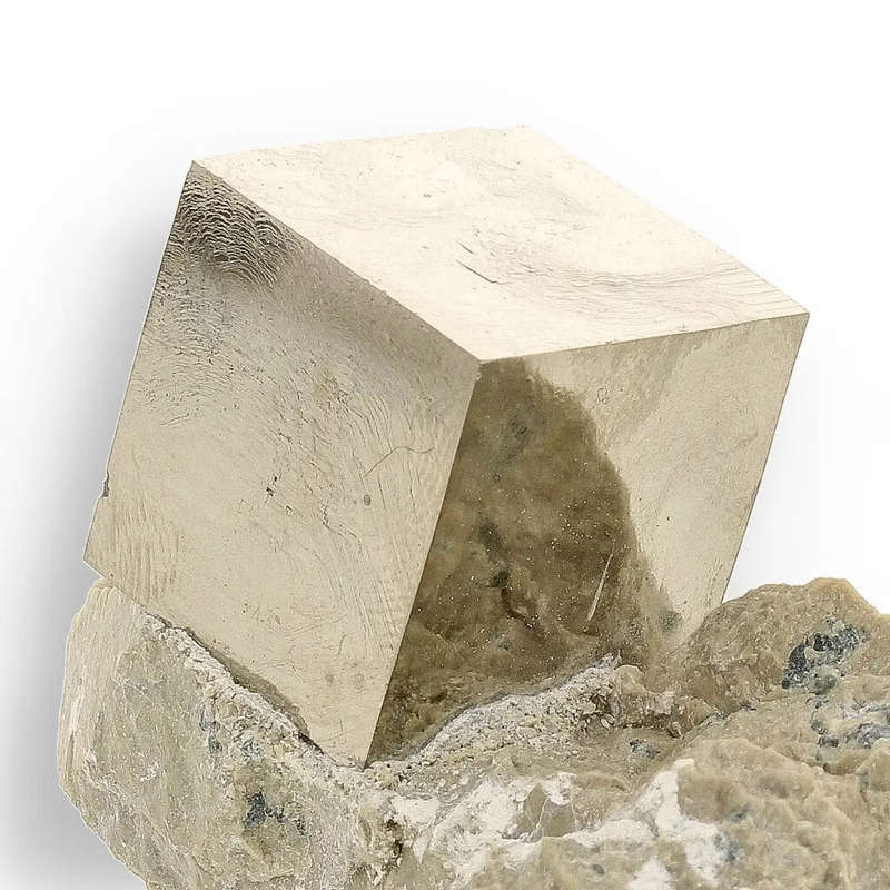 Exceptional Navajún Pyrite in Host Rock - Classic Locality