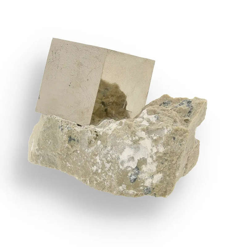 Exceptional Navajún Pyrite in Host Rock - Classic Locality