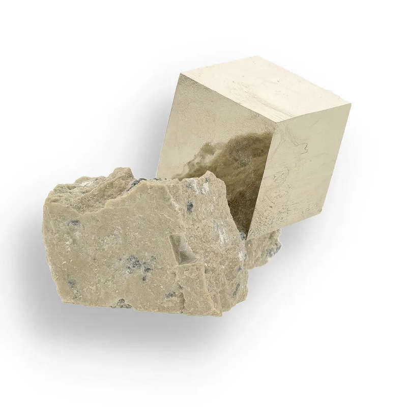 Exceptional Navajún Pyrite in Host Rock - Classic Locality