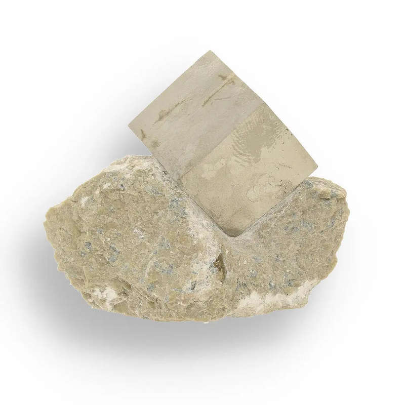 Premier Spanish Pyrite Cube on Matrix - Navajún Classic