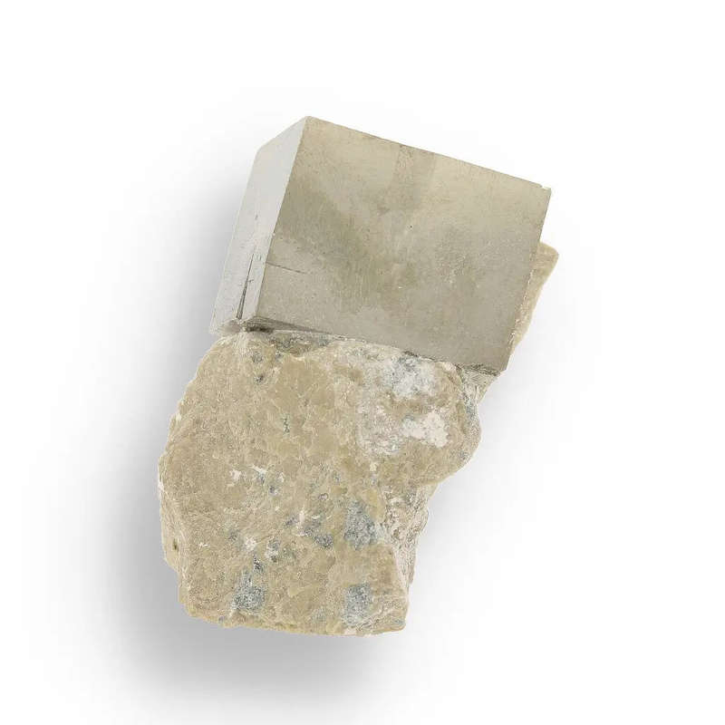 Flawless Navajún Pyrite Specimen - Cubic Crystal on Matrix