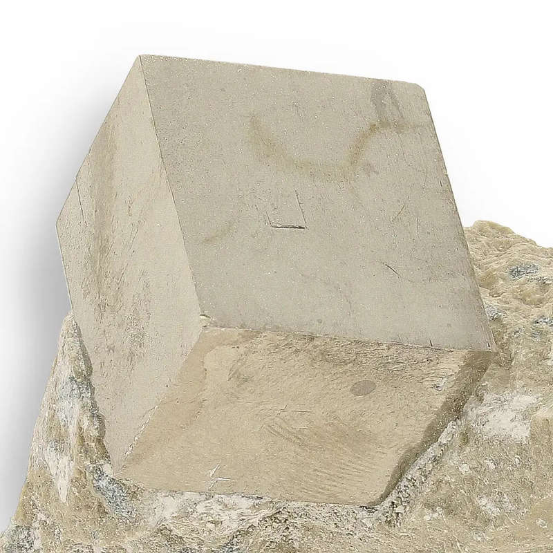 Flawless Navajún Pyrite Specimen - Cubic Crystal on Matrix