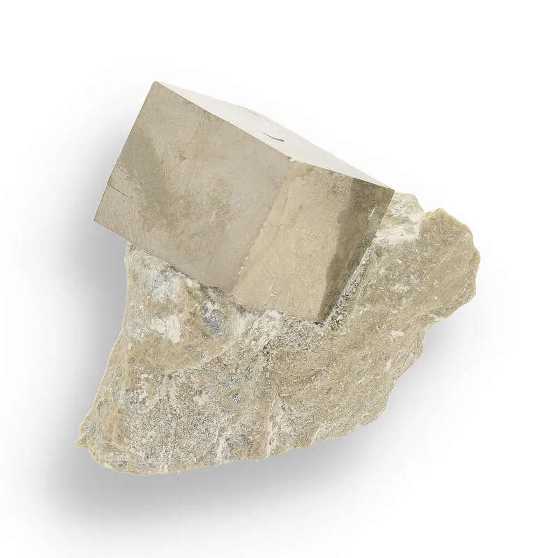 Flawless Navajún Pyrite Specimen - Cubic Crystal on Matrix