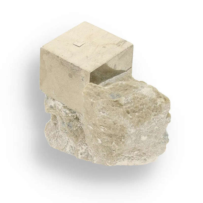 Flawless Navajún Pyrite Specimen - Cubic Crystal on Matrix