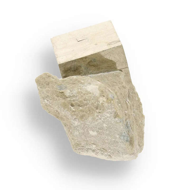 Flawless Navajún Pyrite Specimen - Cubic Crystal on Matrix