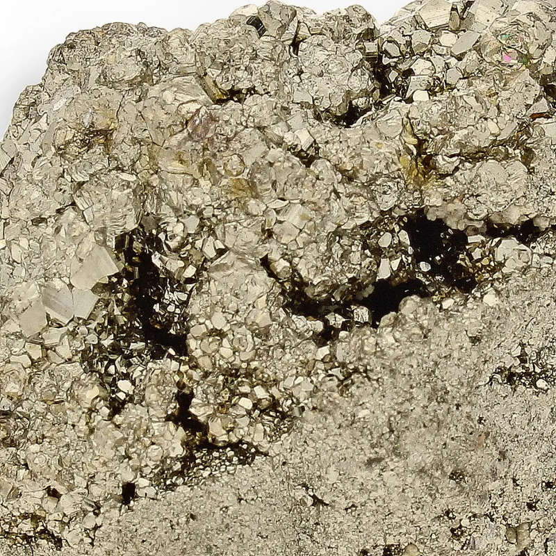 Iridescent Pyrite Cluster - Natural Formation from Peru