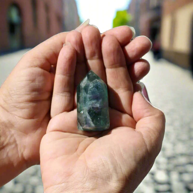 Fluorite Polished Point  Healing & Strength