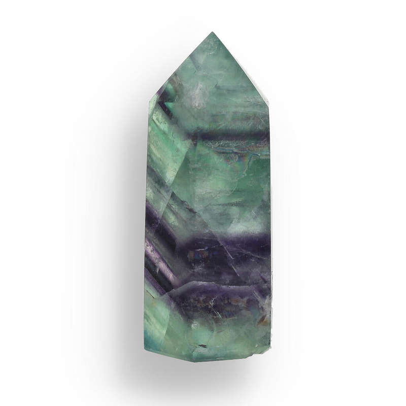 Fluorite Polished Point  Transformation & Insight
