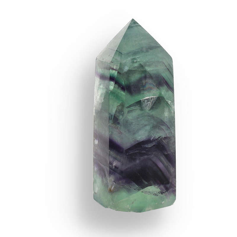 Fluorite Polished Point  Transformation & Insight