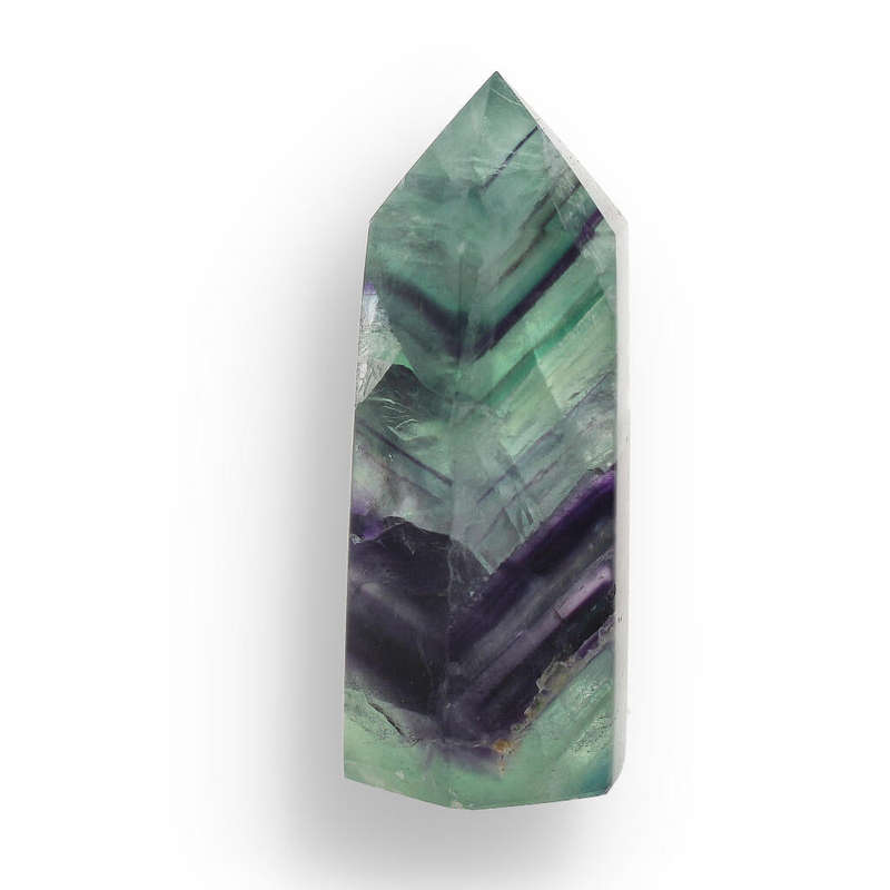 Fluorite Polished Point  Transformation & Insight