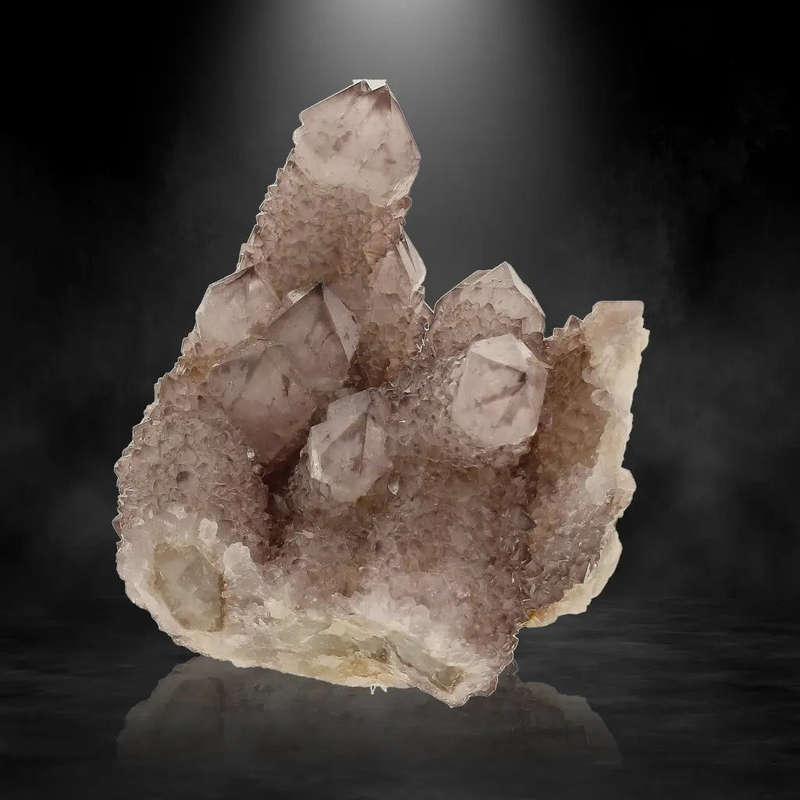 Spirit Quartz from Boekenhoutshoek: Deep Purple Amethyst Beauty