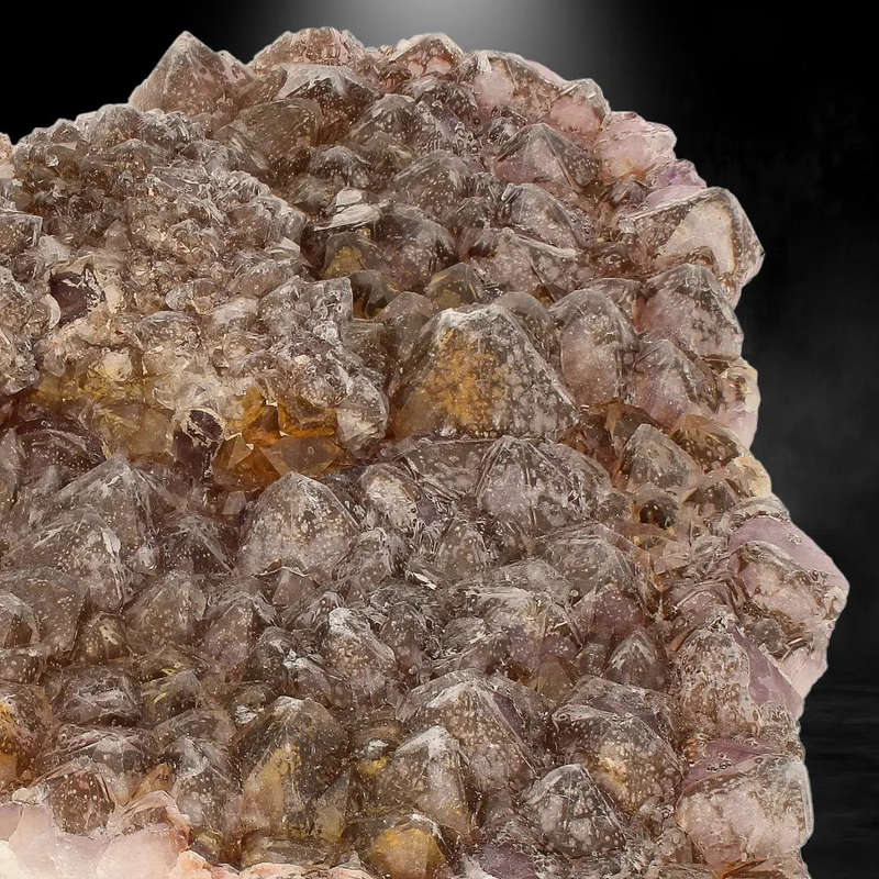 Rare Ametrine Crystal Cluster from Riemvasmaak