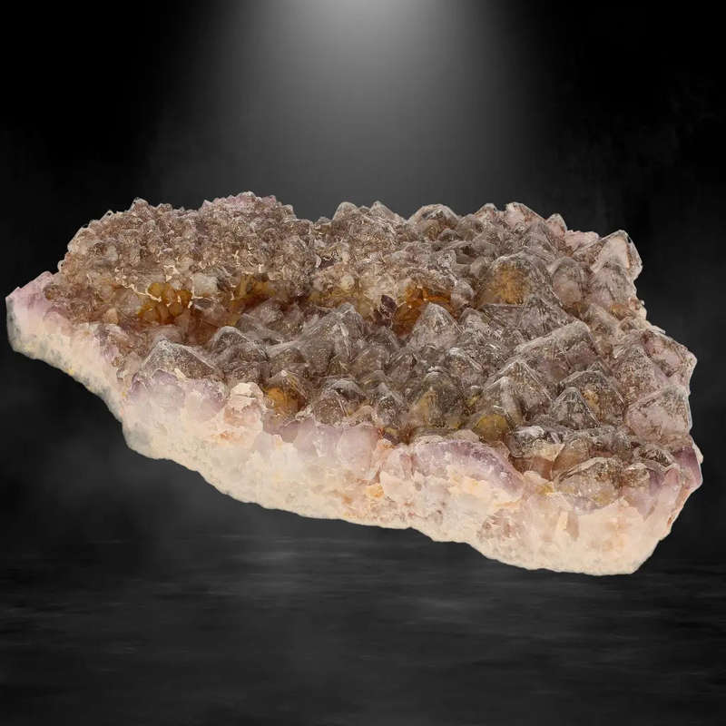 Rare Ametrine Crystal Cluster from Riemvasmaak